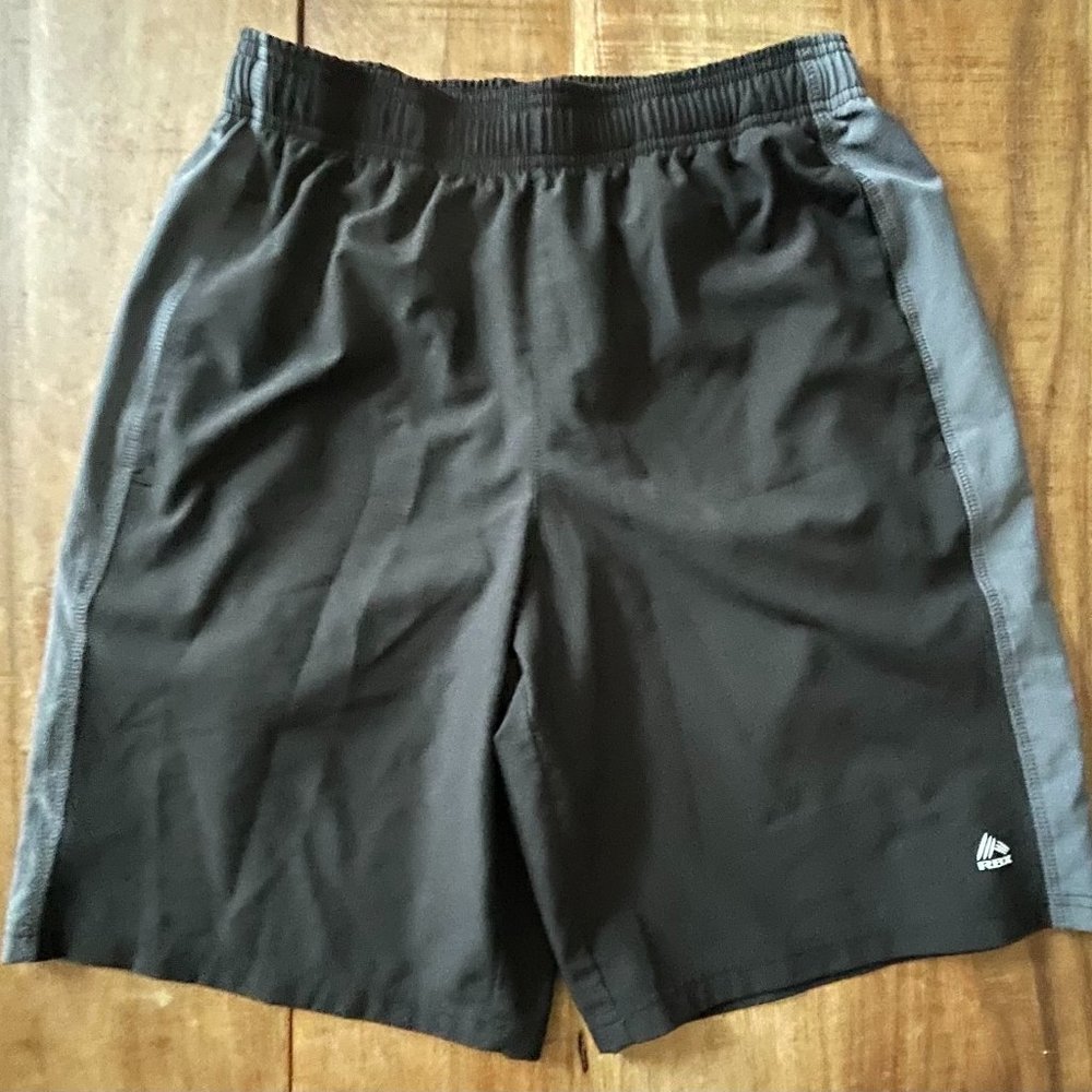 RBX ATHLETIC men’s Small SHORTS Black X-DRI PERFORMANCE